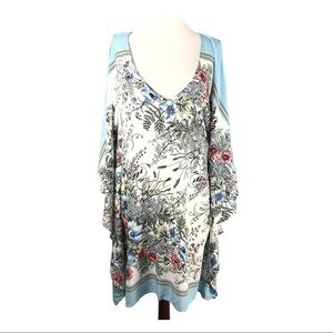 𝅺vince Camuto Swim Victorian Floral Kimono Coverup